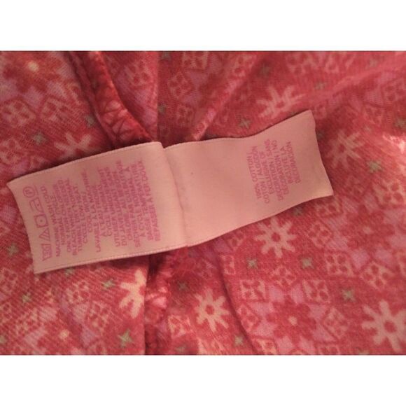 Victoria‘s Secret Printed Flannel Long PJ Red/PiNk Plaid Size Small - Picture 5 of 9